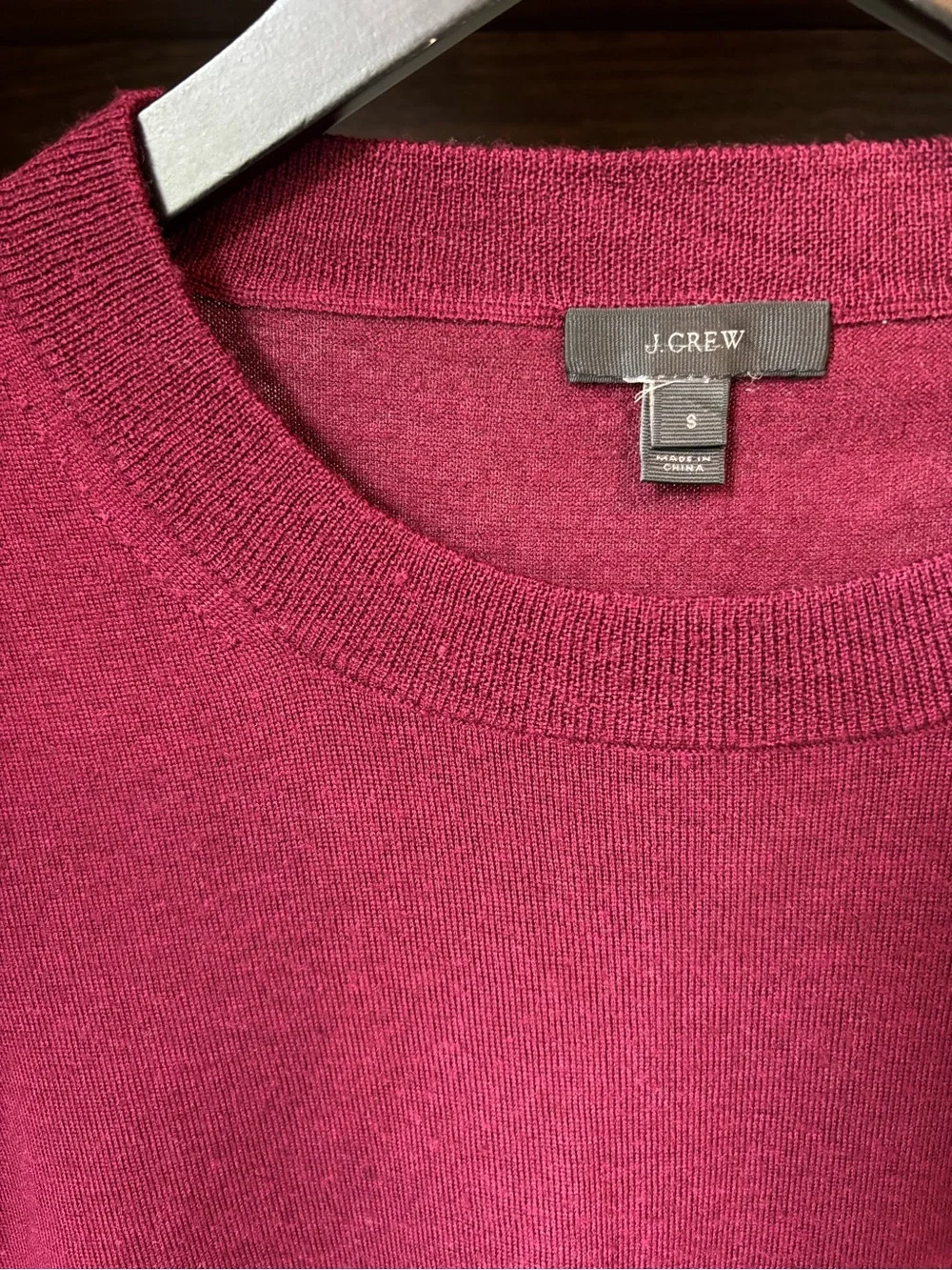 J. Crew 100% Merino Wool Women's Crewneck Sweater